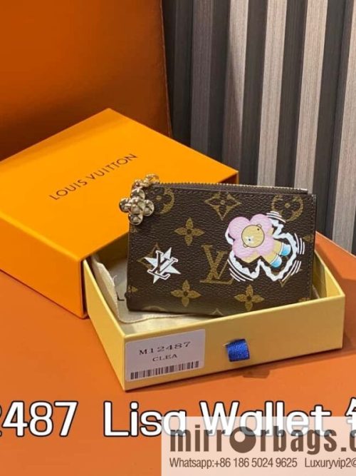 [Original order boutique] M12487 blue, Christmas model, wallet change bag wallet series Lisa Wallet wallet