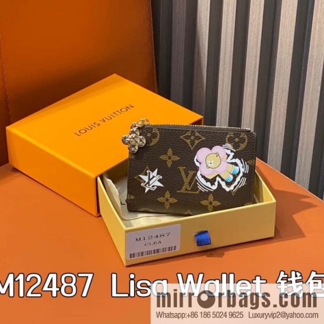[Original order boutique] M12487 blue, Christmas model, wallet change bag wallet series Lisa Wallet wallet
