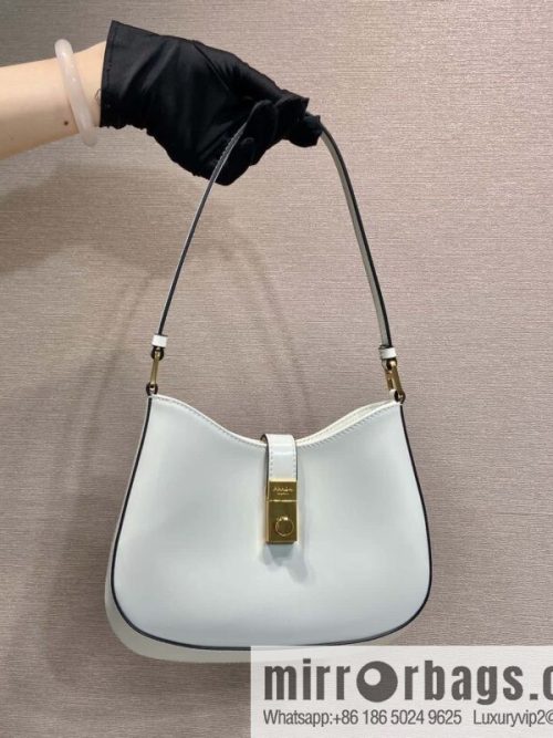 PRADA 🎉 new armpit bag 🎉🎉 1BC169A 🎉🎉 white