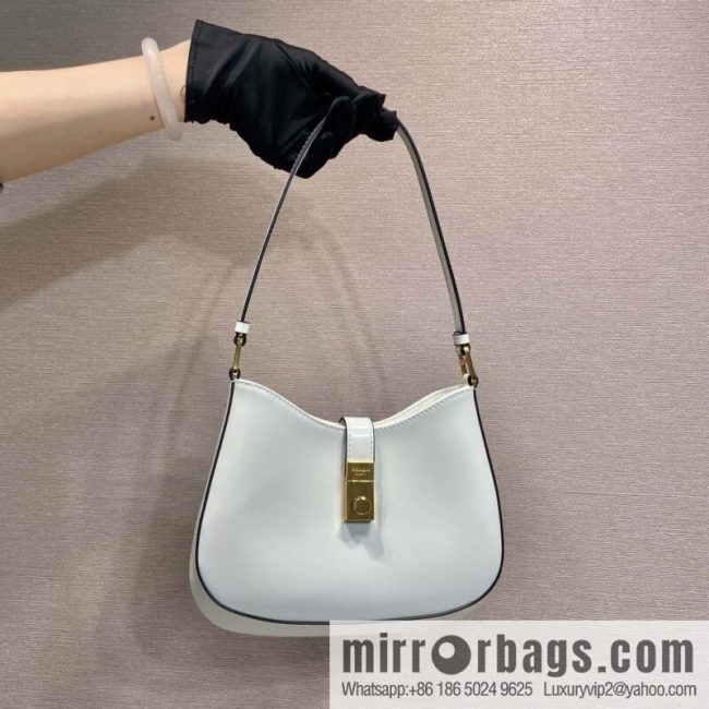 PRADA 🎉 new armpit bag 🎉🎉 1BC169A 🎉🎉 white