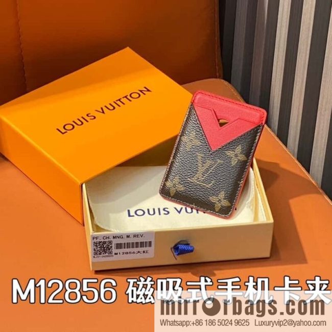 [Original order boutique] M12856 presbyopia big red, magnetic mobile phone card holder