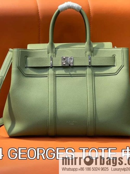 [Original order boutique] M23154 gray-green, men\'s bag handbag briefcase series GEORGES TOTE medium handbag