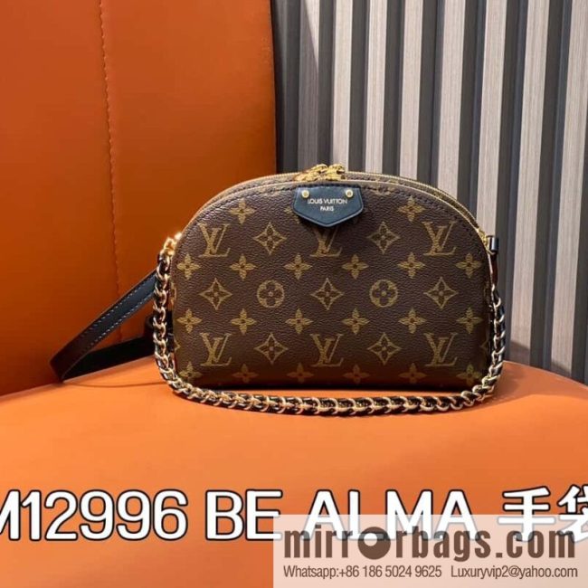 [Original order boutique] M12996 presbyopia, chain shell bag series, the new BE ALMA handbag of the season, Be Alma handbag.