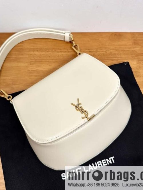 YSL 𝗩𝗢𝗟𝗧𝗔𝗜𝗥𝗘 𝗕𝗢𝗫 armpit/saddle bag 800846 white