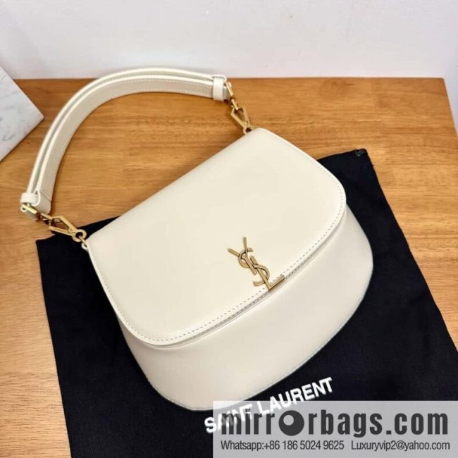 YSL 𝗩𝗢𝗟𝗧𝗔𝗜𝗥𝗘 𝗕𝗢𝗫 armpit/saddle bag 800846 white