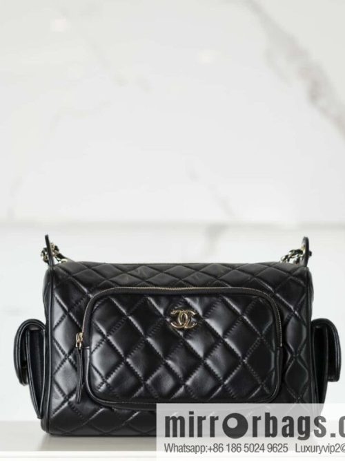 𝐂𝐇𝐀𝐍𝐄𝐋 𝟐𝟒𝐤 Camera Bag, Black Large 📷 AS5156 Black