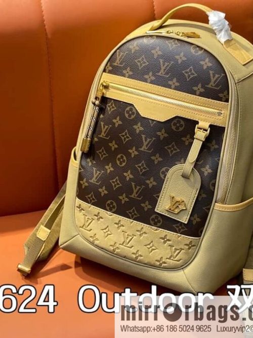 [Original order boutique] M12624 presbyopia brown (color matching) backpack series Outdoor backpack M12624 presbyopia/brown (color matching)