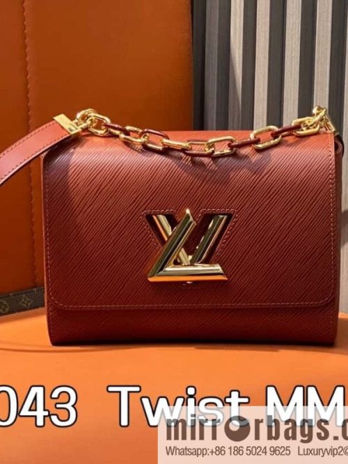 [Original order boutique] M24043 brown M24044 black, water ripple Twist series NEW Twist MM handbag