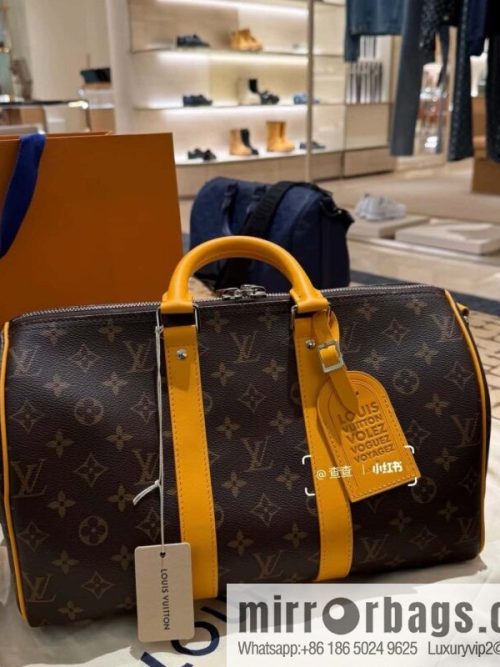 [Original order boutique] M13201 presbyopia yellow, travel bag series KEEPALL BANDOULIZRE 35 handbag