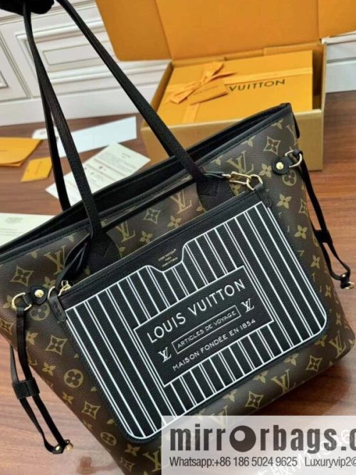 LV M11946 REVERSIBLE Neverfull Inside Out MM