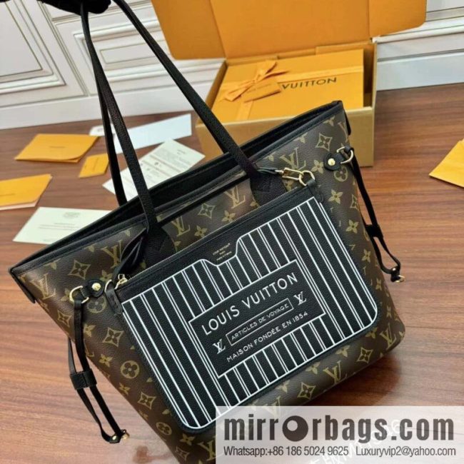 LV M11946 REVERSIBLE Neverfull Inside Out MM