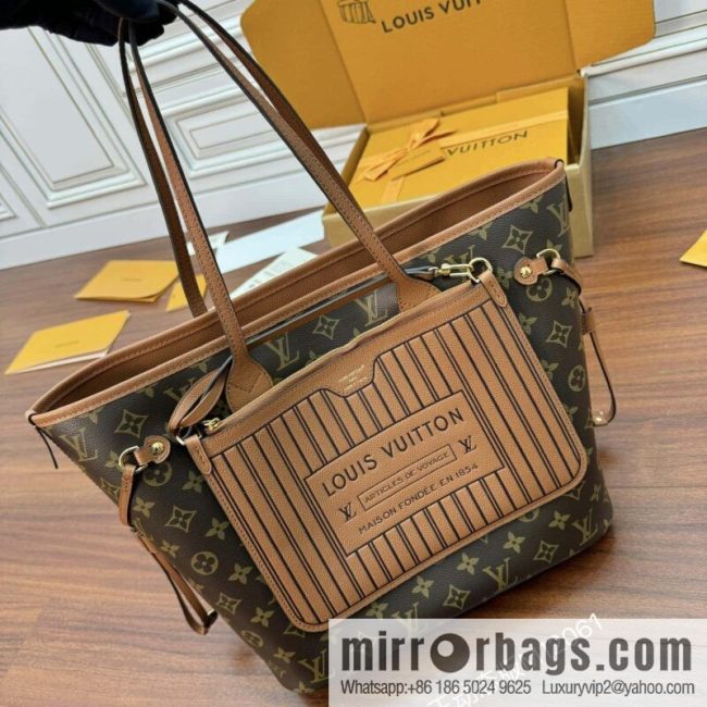 LV M12061 REVERSIBLE Neverfull Inside Out MM