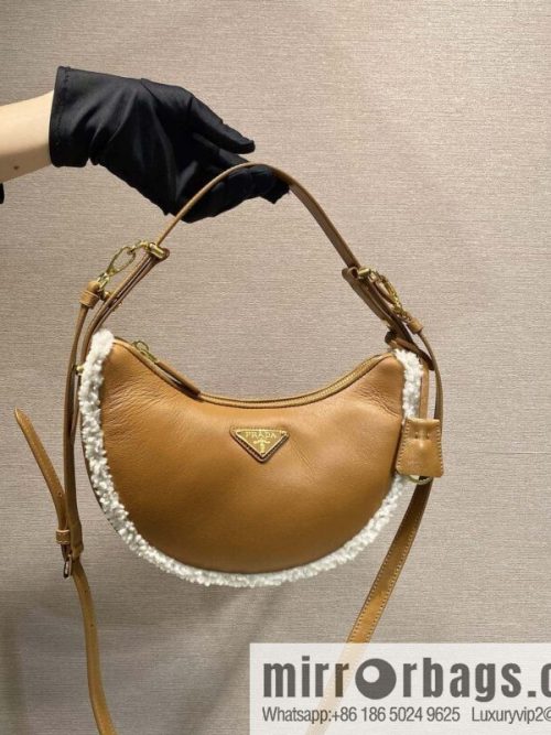 PRADA 🎉 Sheepskin Moon Handbag 🎉 1BC194 New🎉🎉