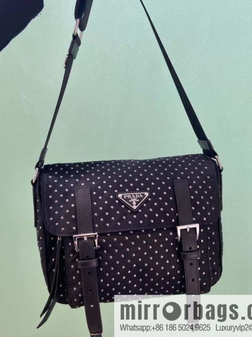 PRADA 🎉 rivet messenger bag 🎉 1BD382 new product🎉🎉