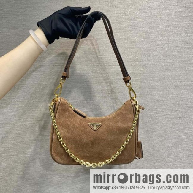 PRADA 🎉 Hobo 🎉 1 BC 204B Hand Carry/Underarm Bag/Crossbody Bag