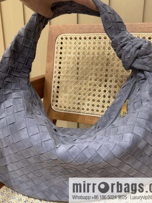 BV Jodie Shoulder Backpack 600261 Suede Silver Grey