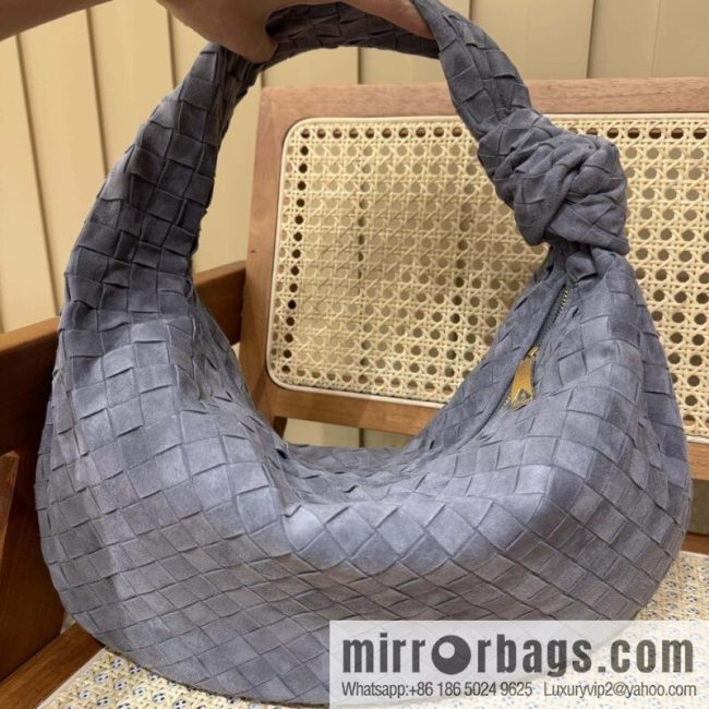BV Jodie Shoulder Backpack 600261 Suede Silver Grey