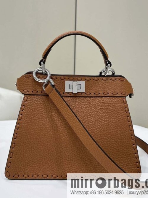 FENDI peekaboo new series I see you petite model number 80133As brown