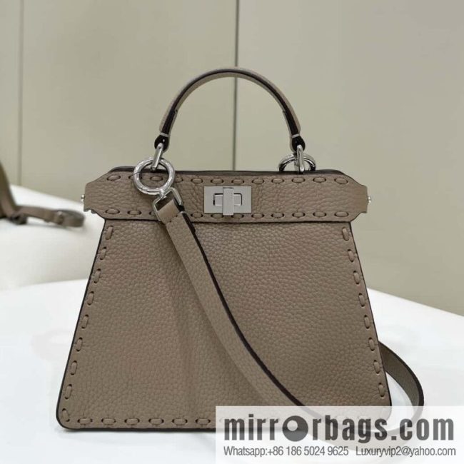 FENDI peekaboo new series I see you petite model number 80133As gray