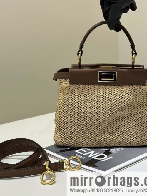 FENDI raffia series Peekaboo hand-woven, model number 8667