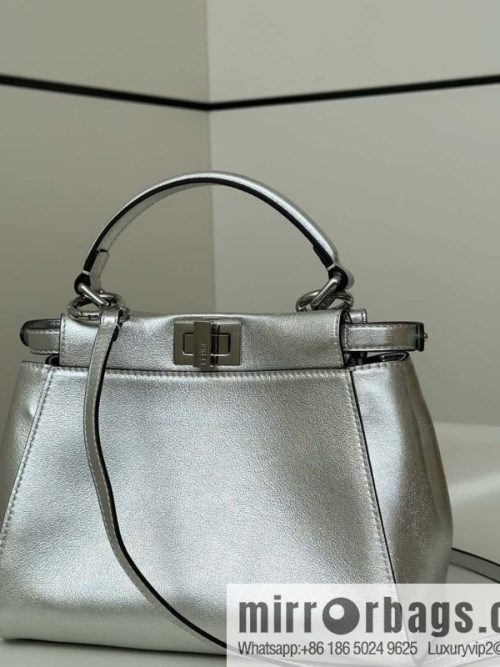 FENDI peekaboo series, model number: 2590 silver