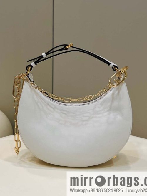 FENDI Fendigraphy armpit bag, model number: 80056m white