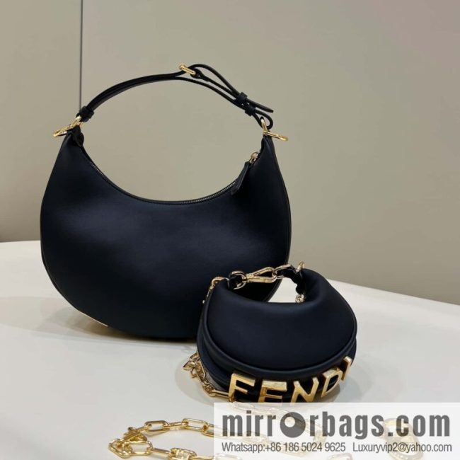 FENDI Fendigraphy armpit bag, model number: 80056m black