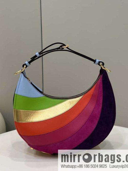 FENDI Fendigraphy armpit bag, model number: 80056m color matching