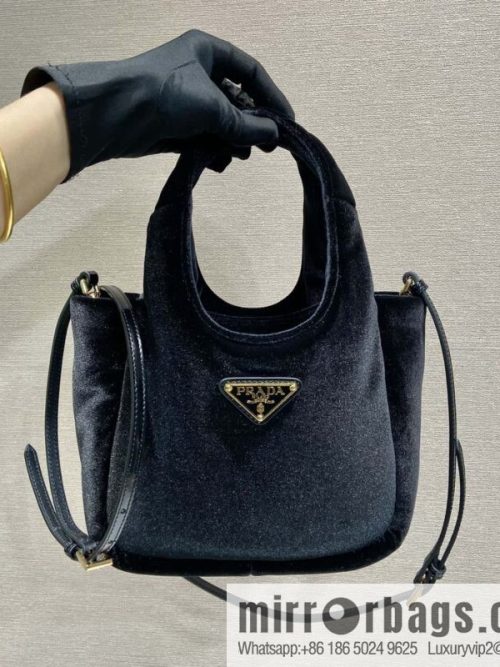 PRADA 🎉 Velvet Bucket Bag 🎉 1BA410🎉