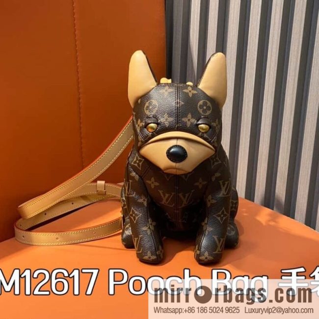 [Original order boutique] M12617 presbyopia, French Dou dog shoulder bag series, this Pooch Bag handbag
