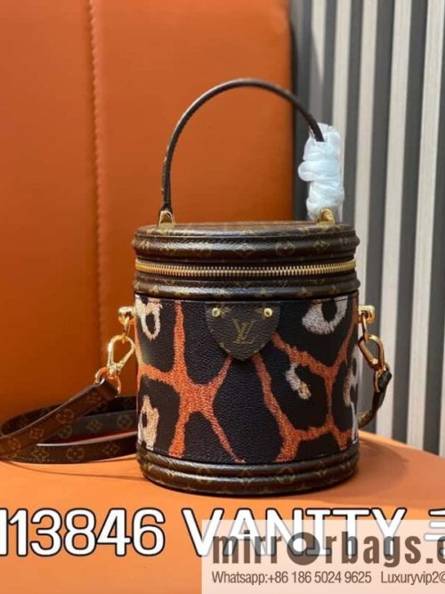 [Original order boutique] M13846 leopard print, drum bag, fortune bag VANITY handbag