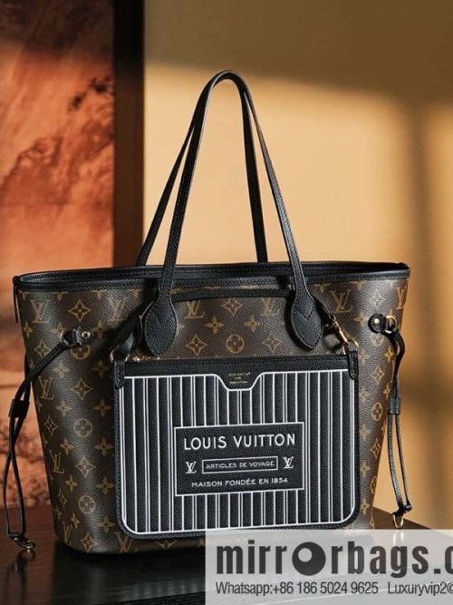 LV 𝐍𝐄𝐕𝐄𝐑𝐅𝐔𝐋𝐋 chip diamond beating code shopping bag series #M