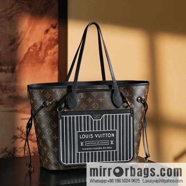 LV 𝐍𝐄𝐕𝐄𝐑𝐅𝐔𝐋𝐋 chip diamond beating code shopping bag series #M