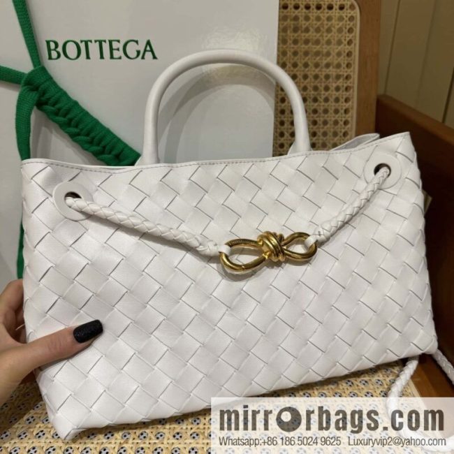 BV small horizontal Andiamond handbag 766010 white