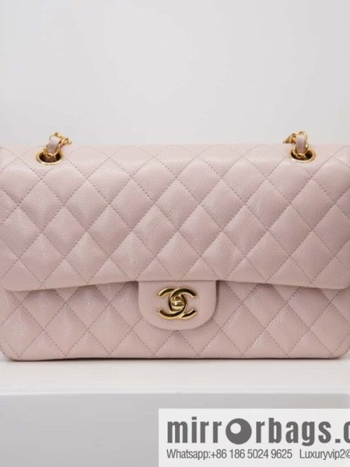 CHANEL 𝐂𝐥𝐚𝐬𝐬𝐢𝐜 𝐅𝐥𝐚𝐩 Medium Classic Cover Bag, Sakura Powder 🌸 A01112