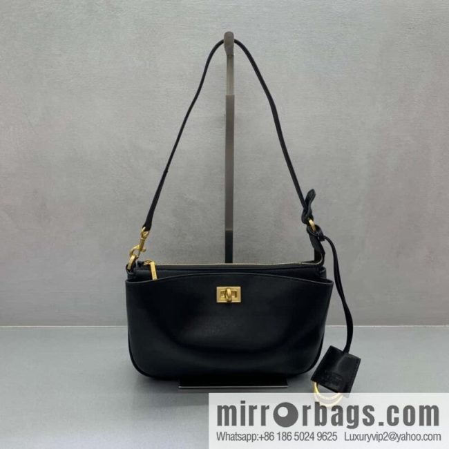 𝐁𝐚𝐥𝐞𝐧𝐜𝐢𝐚𝐠𝐚 𝐑𝐨𝐝𝐞𝐨 🖤🖤 814112 black gold buckle
