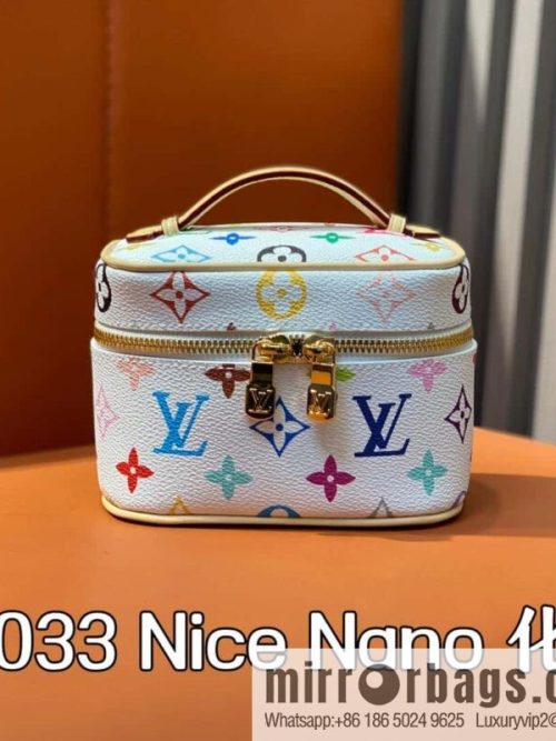 [Original order boutique] M14033 white color, mini cosmetic bag series Nice Nano cosmetic bag