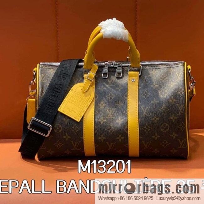 [Original order boutique] M13201 presbyopia yellow, travel bag series KEEPALL BANDOULIZRE 35 handbag