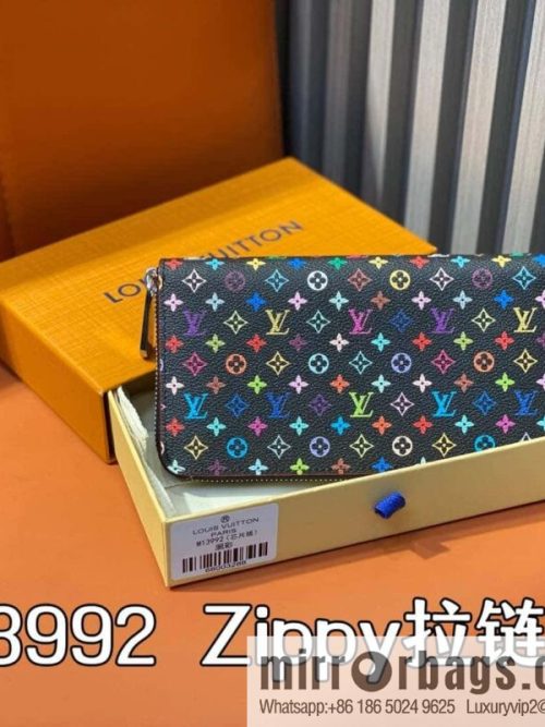 [Original single boutique] M13992 black color, single zipper wallet series Zippy zipper wallet