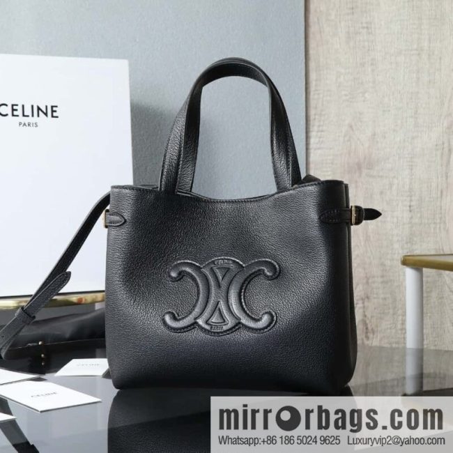 [Premium quality, all-steel hardware] New product launched cabas anais granular cow leather handbag, small model number: 118613