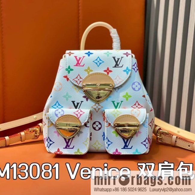 [Original order boutique] M13081 white color backpack series Venice backpack (three colors - Takashi Murakami)
