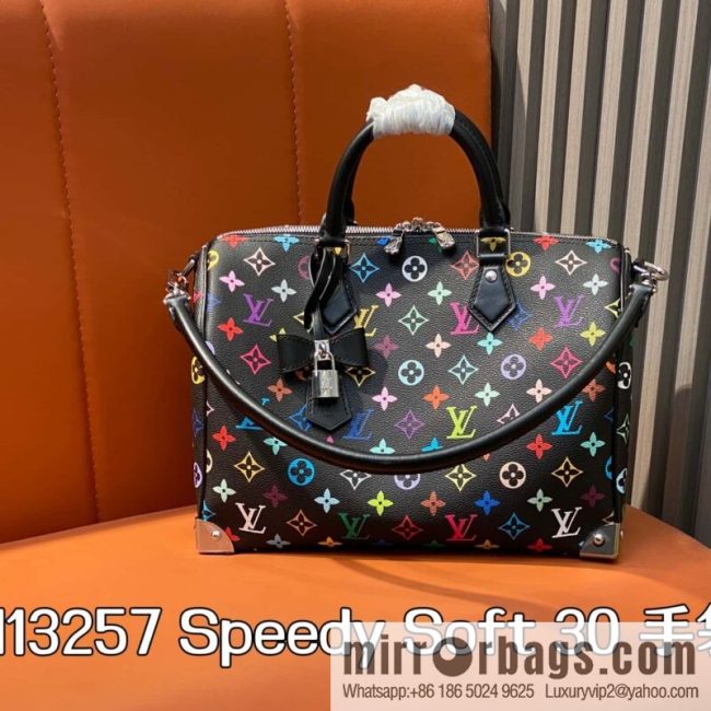 [Original order boutique] M13257 black color, pillow bag speedy Speedy Soft 30 handbag