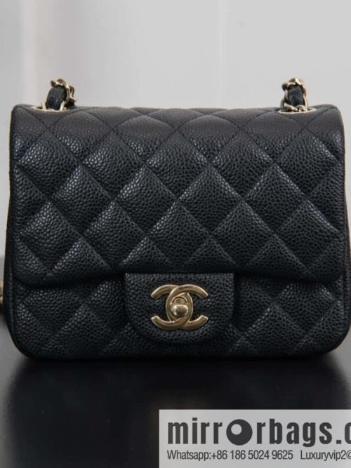 𝗖𝗹𝗮𝘀𝘀𝗶𝗰 𝗙𝗹𝗮𝗽 | genuine skin lychee pattern, Fatty Fang, black gold 🖤 A01115