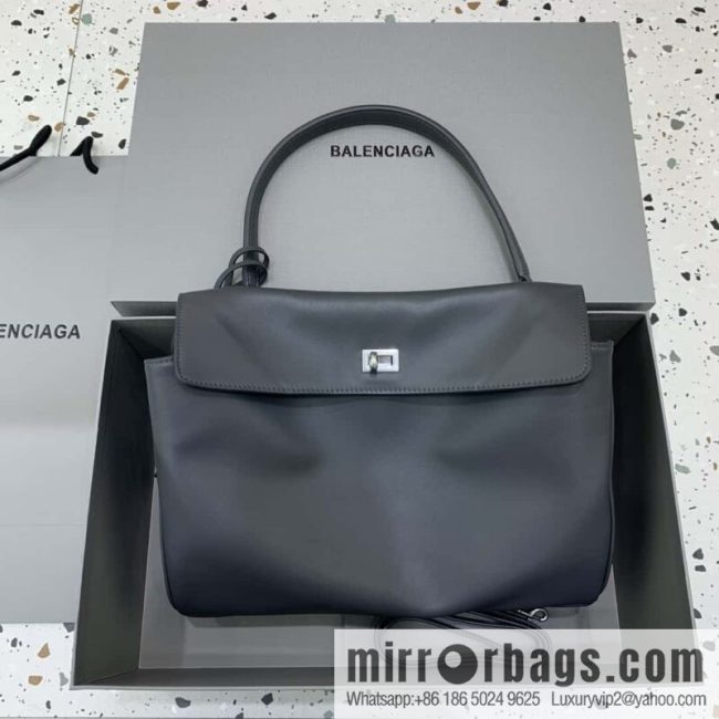 [Large premium gray silver buckle 】 𝐁𝐀𝐋𝐄𝐍𝐂𝐈𝐀𝐆𝐀 𝐑𝐎𝐃𝐄𝐎 𝐁𝐀𝐆 series handbag model number: 78972