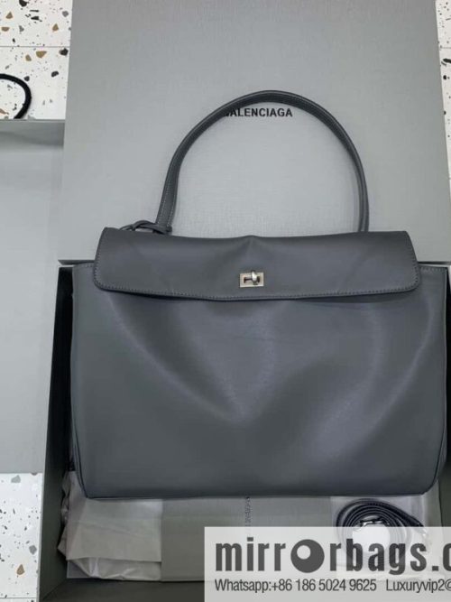[Medium premium gray 】 𝐁𝐀𝐋𝐄𝐍𝐂𝐈𝐀𝐆𝐀 𝐑𝐎𝐃𝐄𝐎 𝐁𝐀𝐆 series handbag model number: 78972