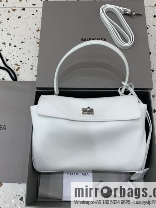 🖤[Small white 】 𝐁𝐀𝐋𝐄𝐍𝐂𝐈𝐀𝐆𝐀 𝐑𝐎𝐃𝐄𝐎 𝐁𝐀𝐆 series handbag model number: 78972