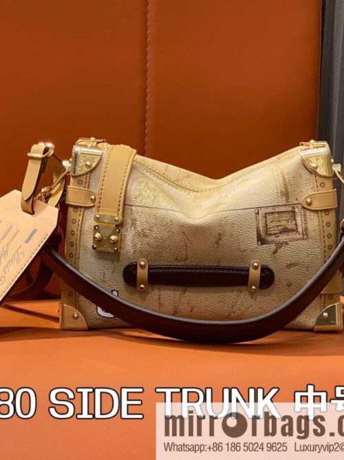[Original order boutique] M12480 printed Gu Ailing soft box SIDE TRUNK medium handbag