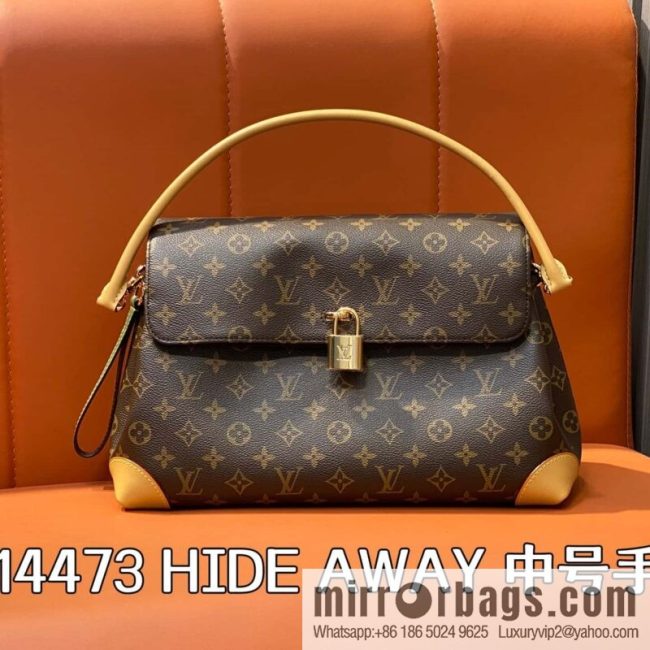 [Original order boutique] M14473 monogram lock bag large bag HIDE AWAY medium handbag