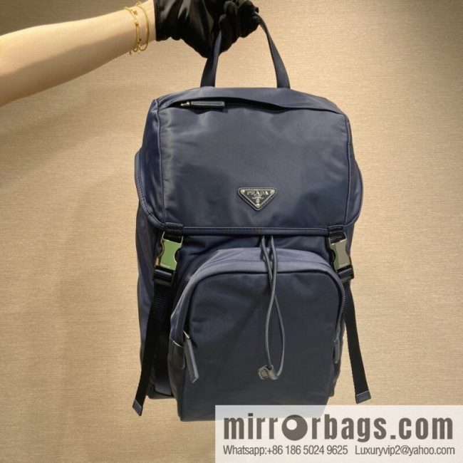 PRADA 🎉 Exclusive 🎉 2VZ135 Backpack 🎉🎉 Blue