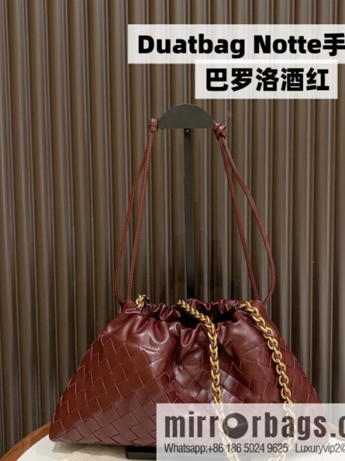 BV Dustbag Notte Clutch 839394 Barolo Burgundy